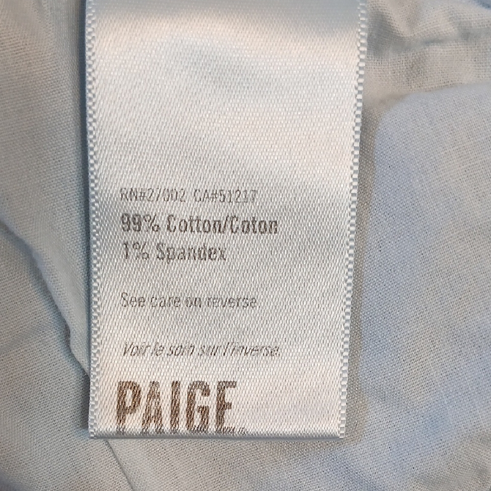 🧡Paige Gently Worn, Size 27, Paige Women's Blue Denim Shorts - Picture 6 of 8